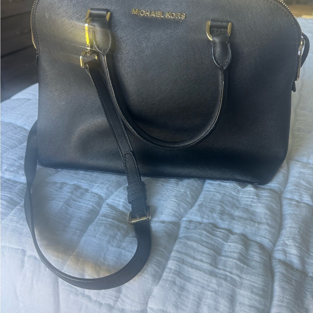 Michael Kors Black Satchel Bag
